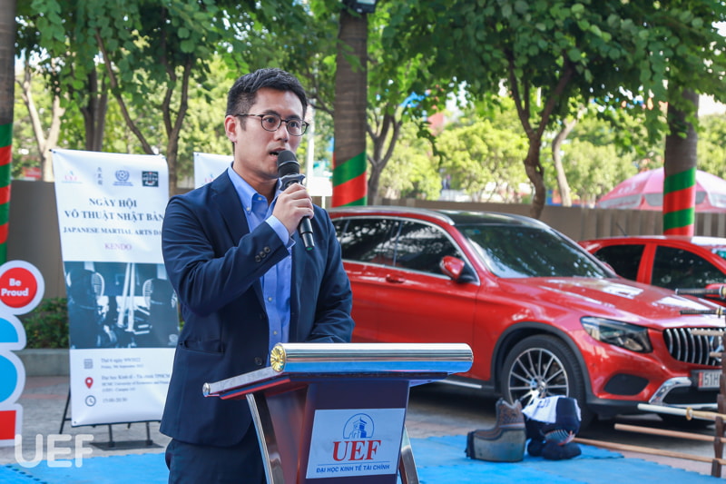 Ông Shiraishi Hideyuki phát biểu tại Ngày hội